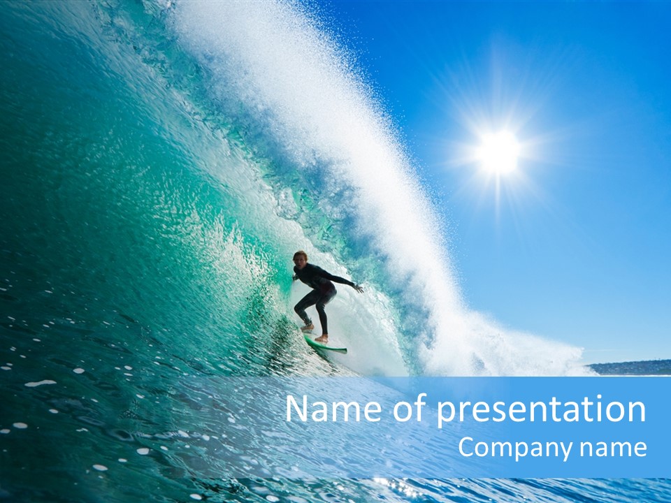 Fun Water Watersports PowerPoint Template