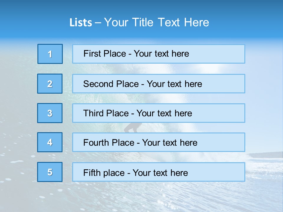Fun Water Watersports PowerPoint Template