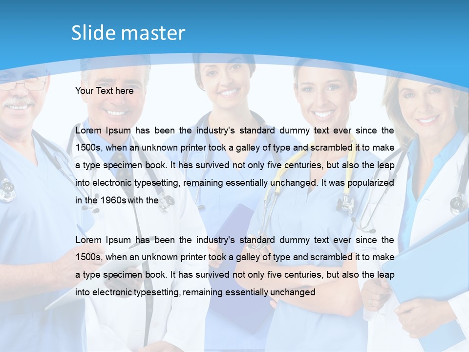 Surgical Hospital Work PowerPoint Template