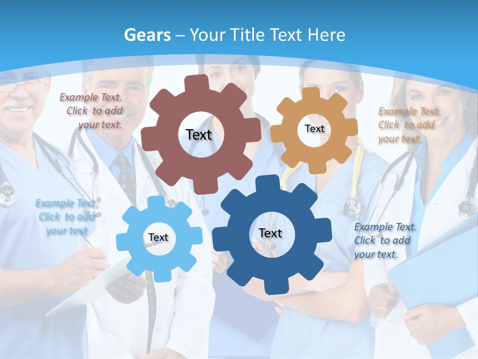 Surgical Hospital Work PowerPoint Template