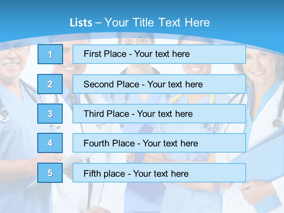 Surgical Hospital Work PowerPoint Template