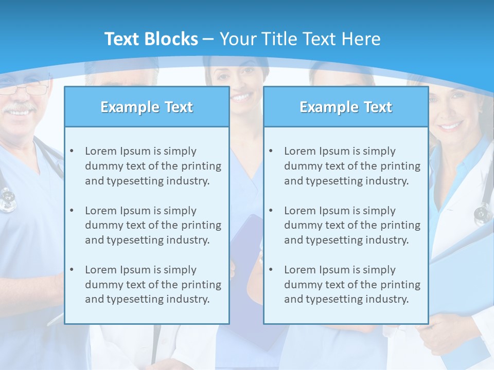 Surgical Hospital Work PowerPoint Template