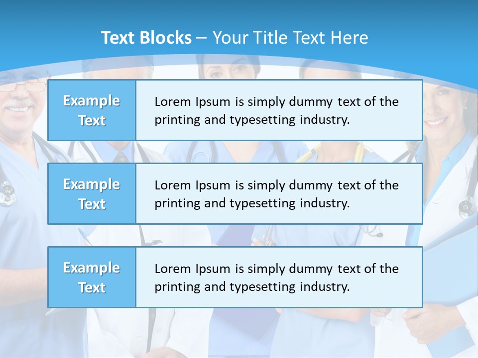 Surgical Hospital Work PowerPoint Template