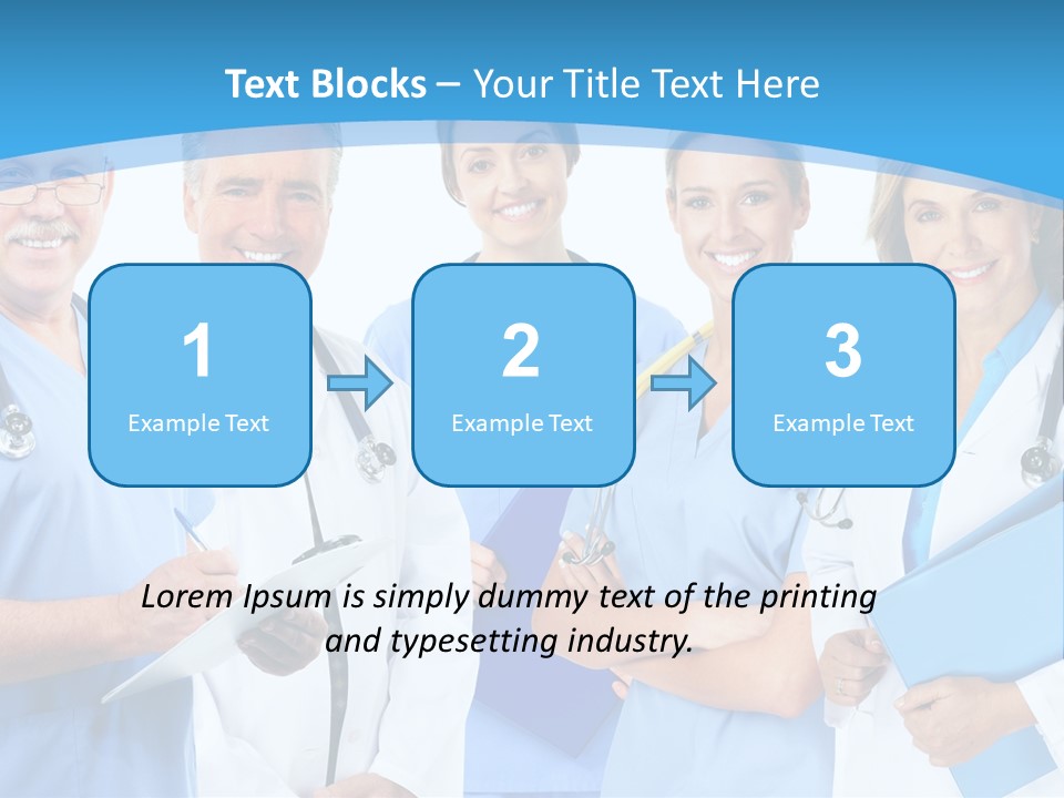 Surgical Hospital Work PowerPoint Template