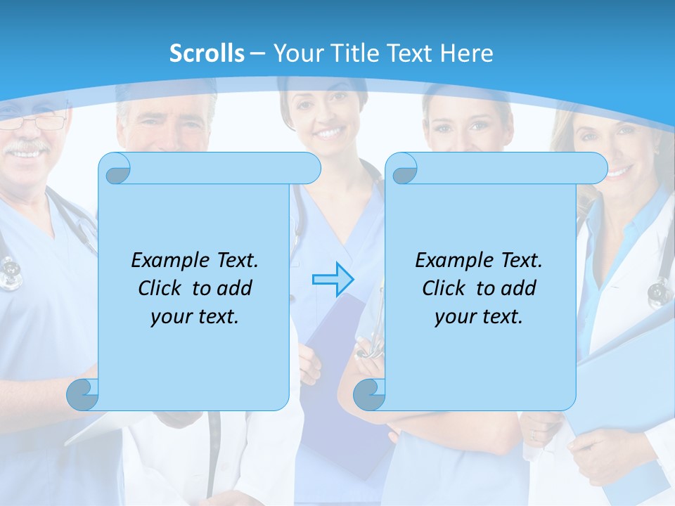 Surgical Hospital Work PowerPoint Template