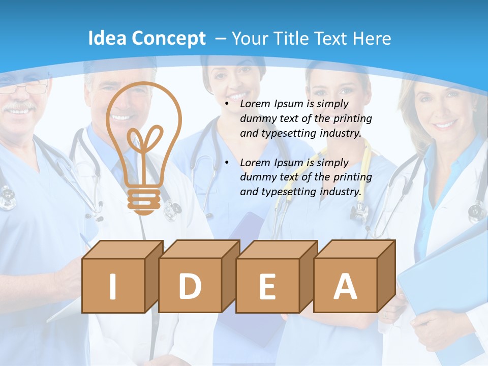 Surgical Hospital Work PowerPoint Template