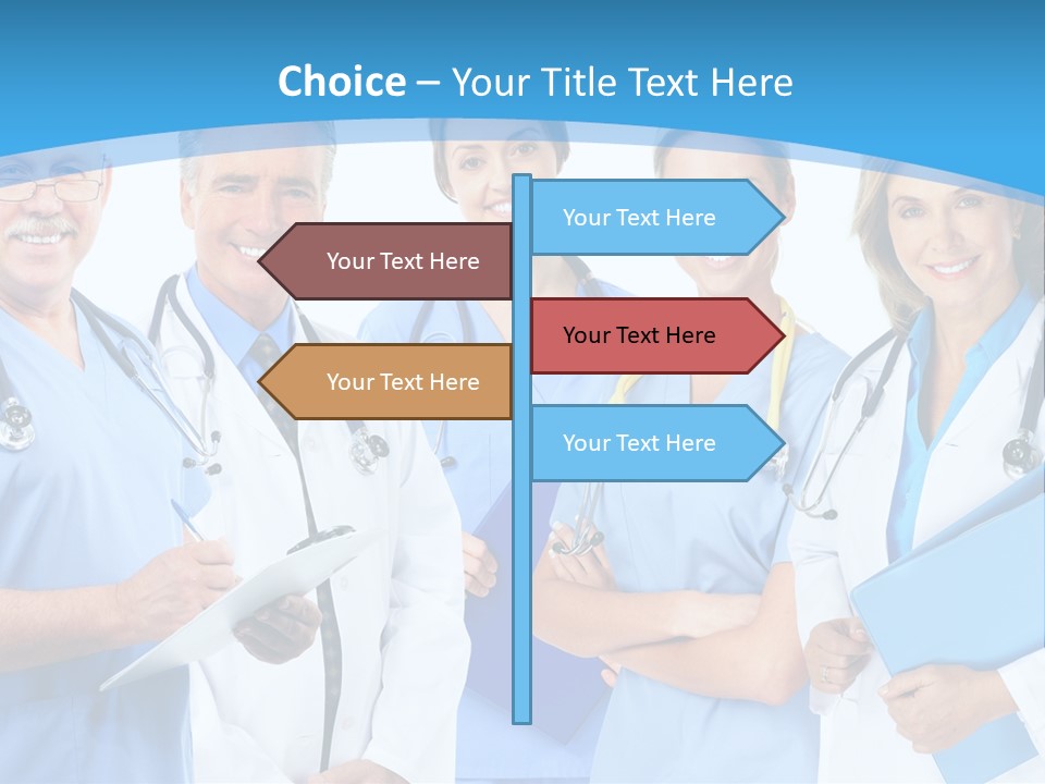 Surgical Hospital Work PowerPoint Template