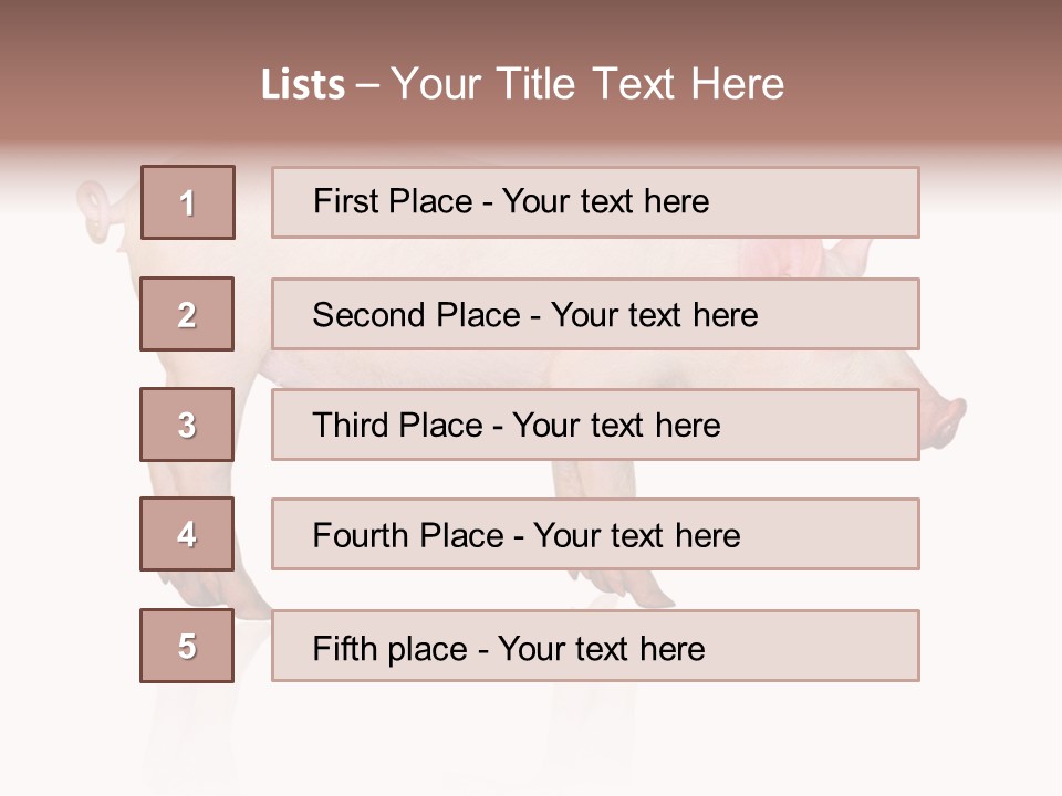 Meat Ear Side PowerPoint Template