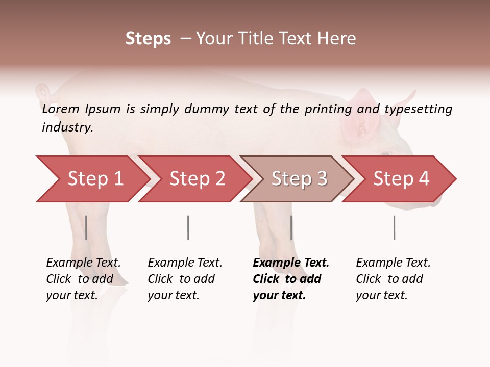 Meat Ear Side PowerPoint Template