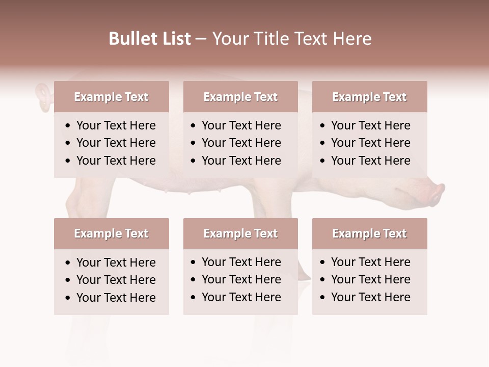 Meat Ear Side PowerPoint Template