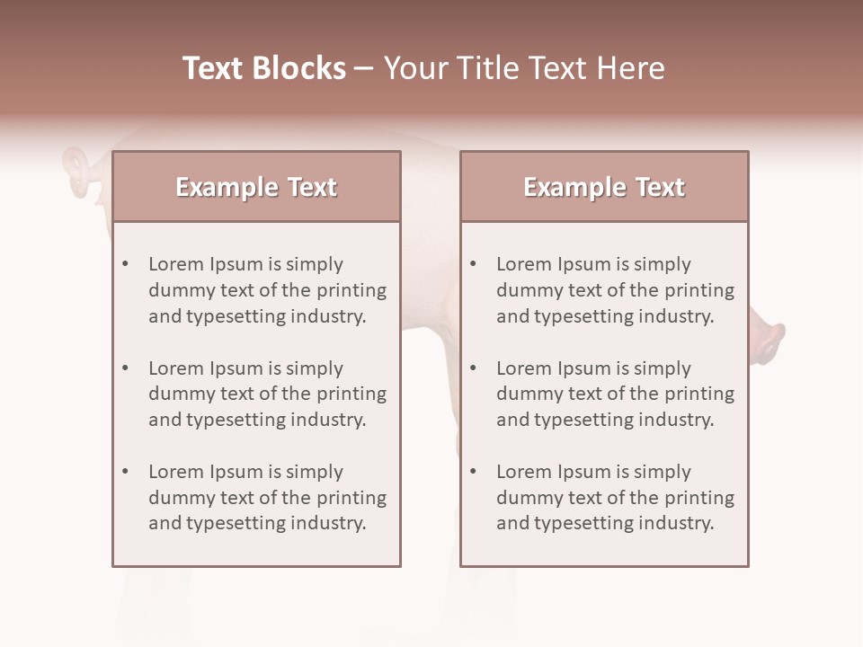 Meat Ear Side PowerPoint Template