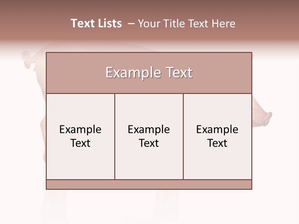 Meat Ear Side PowerPoint Template