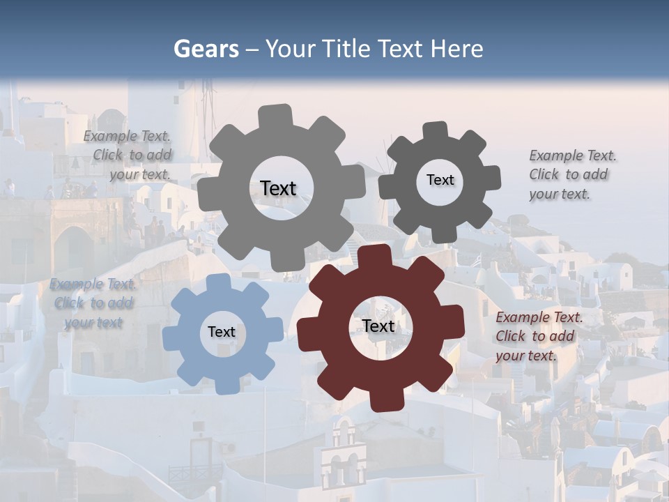 Building Wind Landscape PowerPoint Template