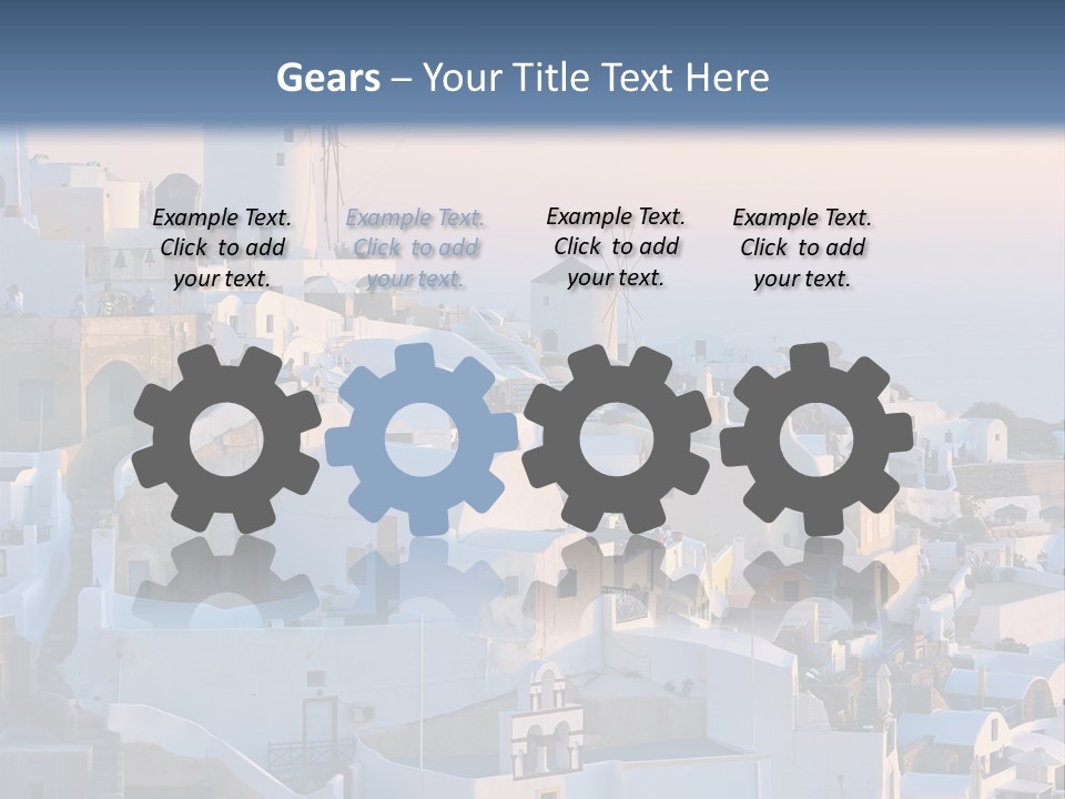 Building Wind Landscape PowerPoint Template