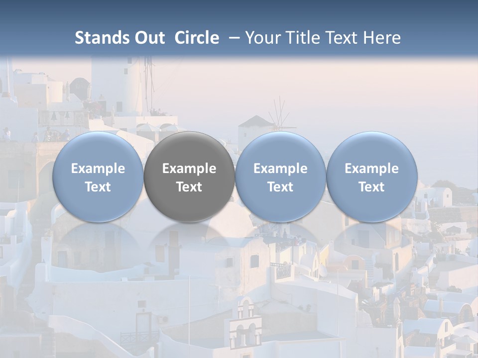 Building Wind Landscape PowerPoint Template