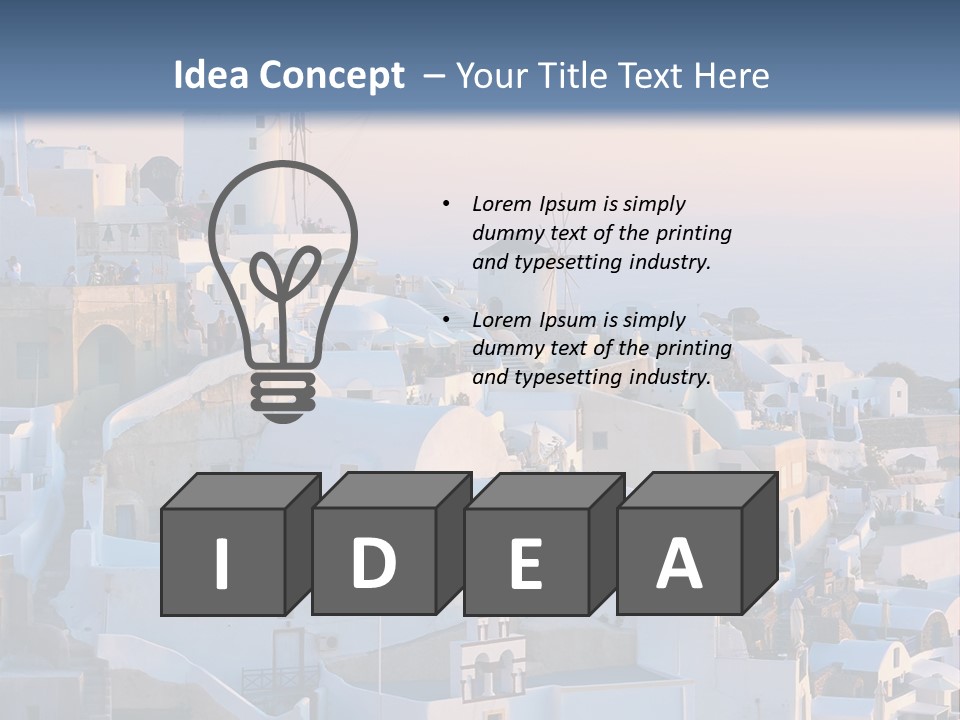 Building Wind Landscape PowerPoint Template