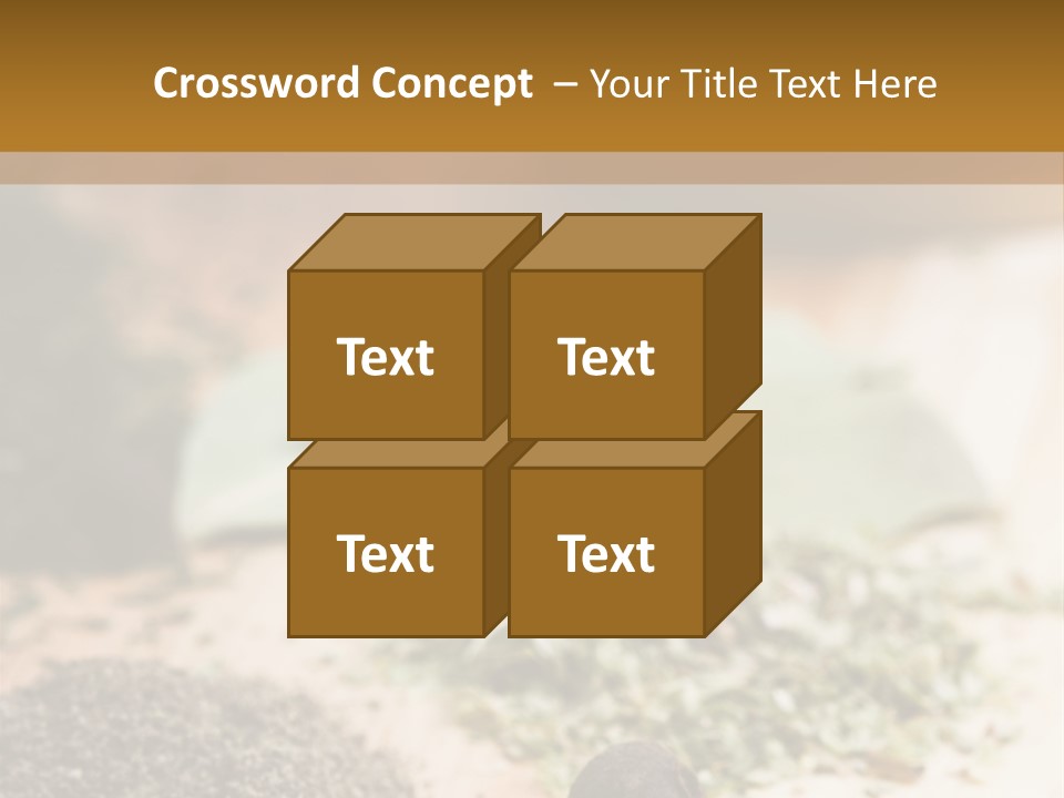 Natural Delicious Salt PowerPoint Template