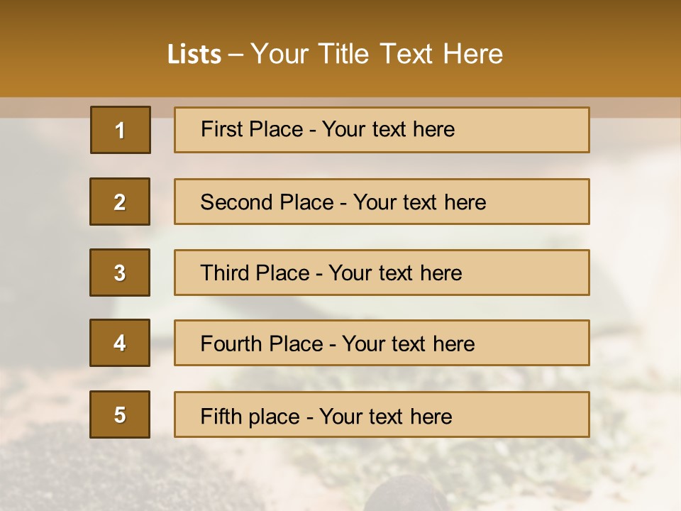 Natural Delicious Salt PowerPoint Template