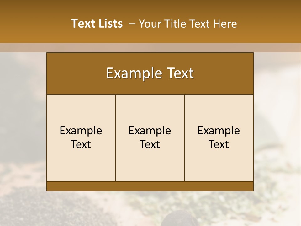 Natural Delicious Salt PowerPoint Template