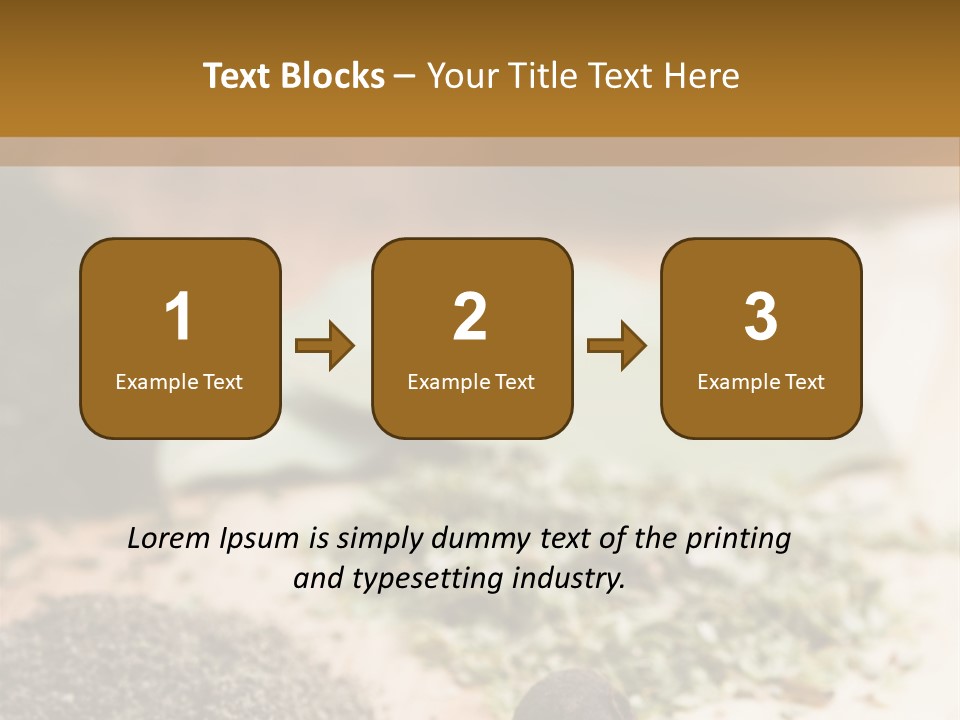 Natural Delicious Salt PowerPoint Template