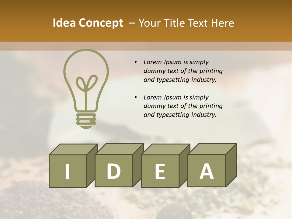 Natural Delicious Salt PowerPoint Template