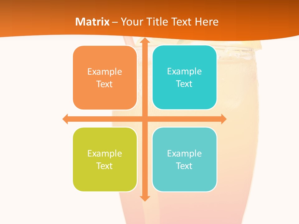 Decoration Red Sunrise PowerPoint Template