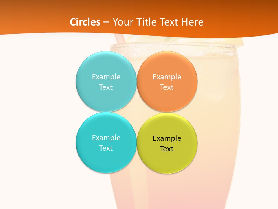 Decoration Red Sunrise PowerPoint Template