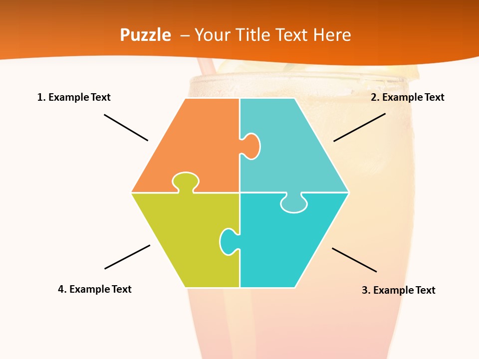 Decoration Red Sunrise PowerPoint Template