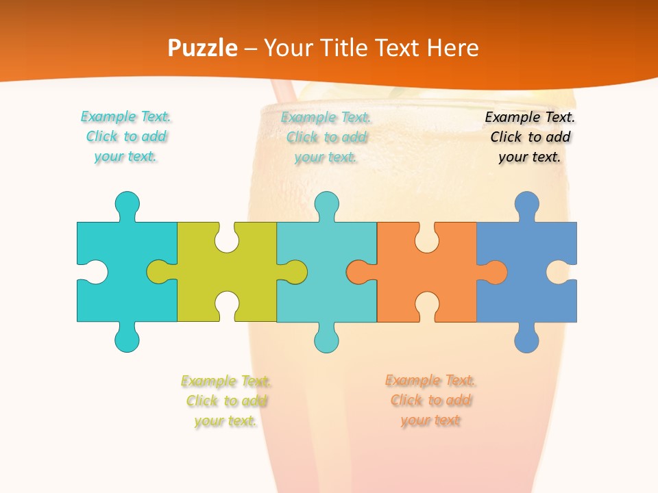 Decoration Red Sunrise PowerPoint Template