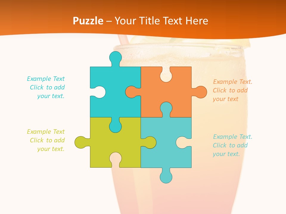 Decoration Red Sunrise PowerPoint Template