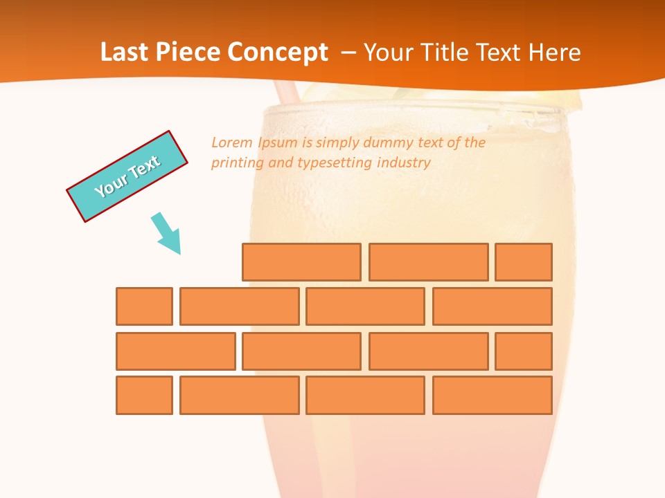 Decoration Red Sunrise PowerPoint Template