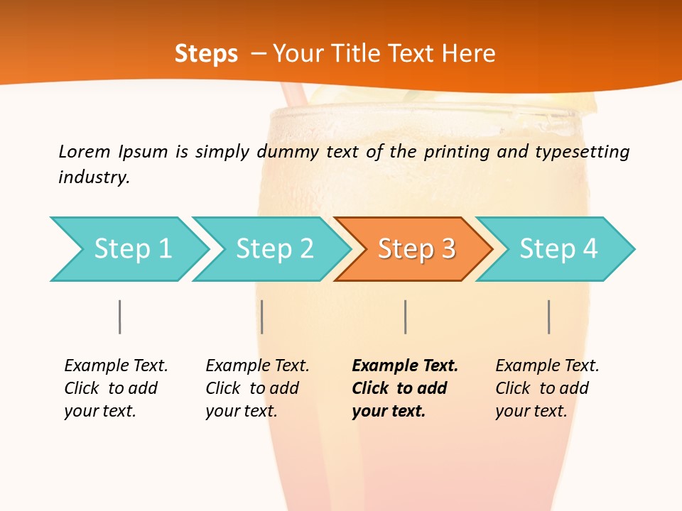 Decoration Red Sunrise PowerPoint Template