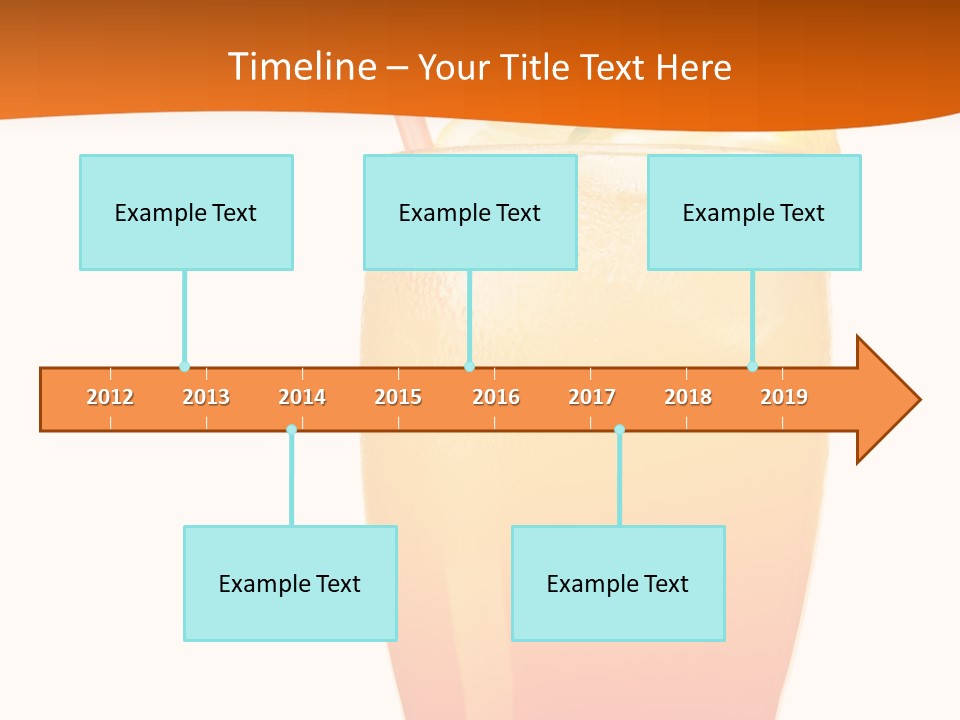Decoration Red Sunrise PowerPoint Template