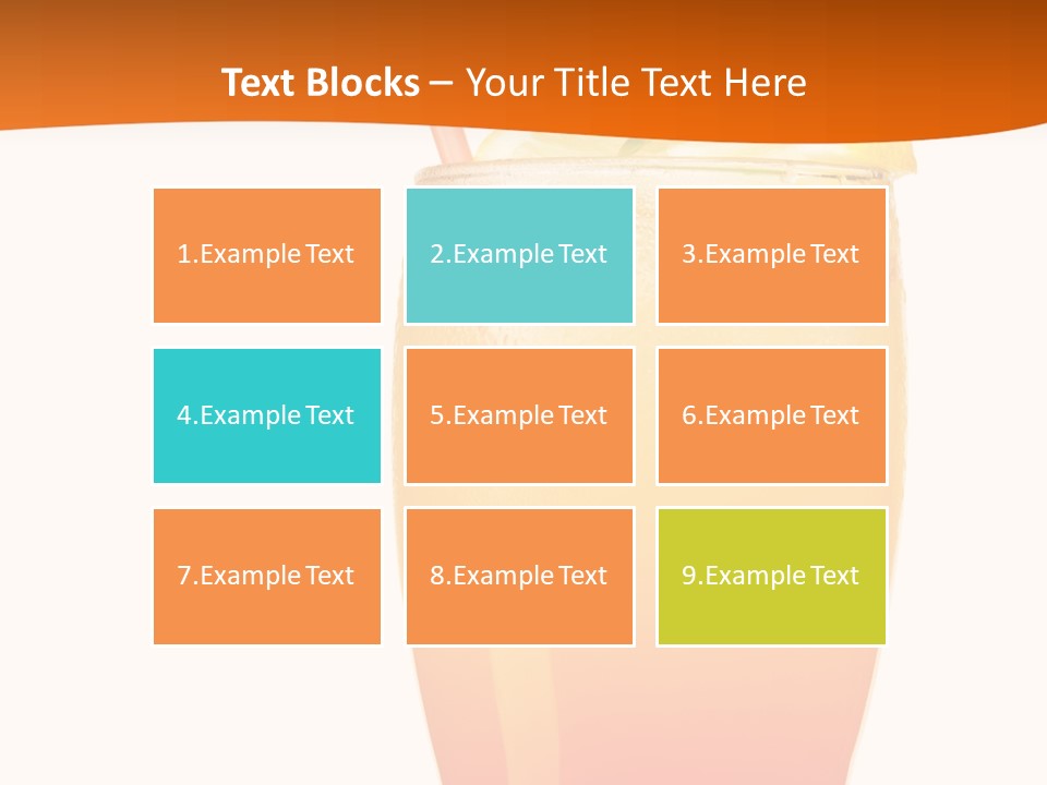 Decoration Red Sunrise PowerPoint Template