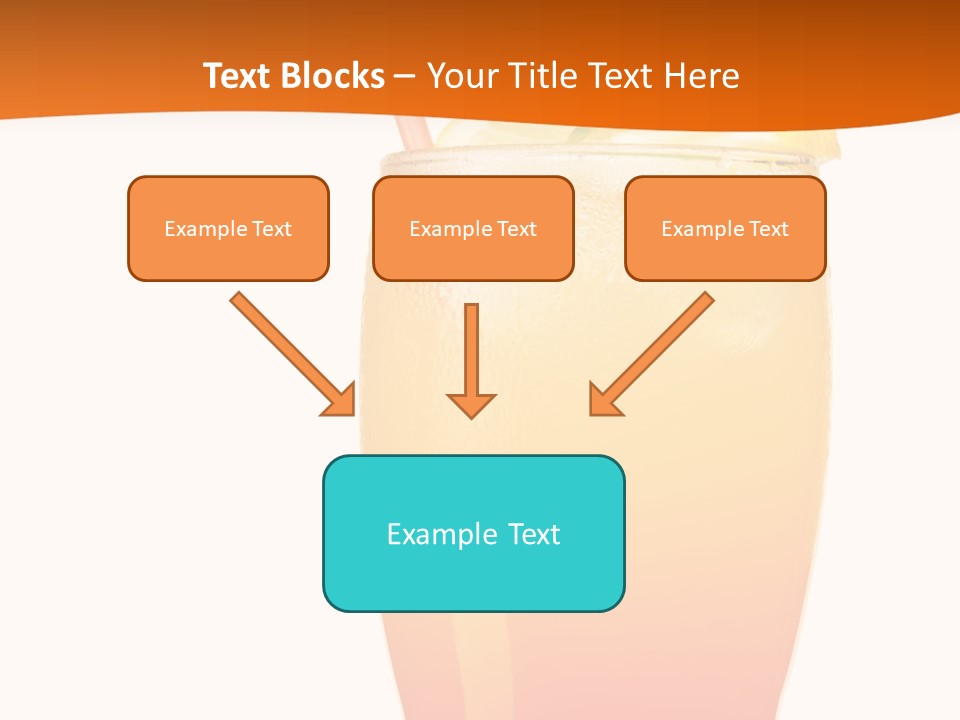 Decoration Red Sunrise PowerPoint Template