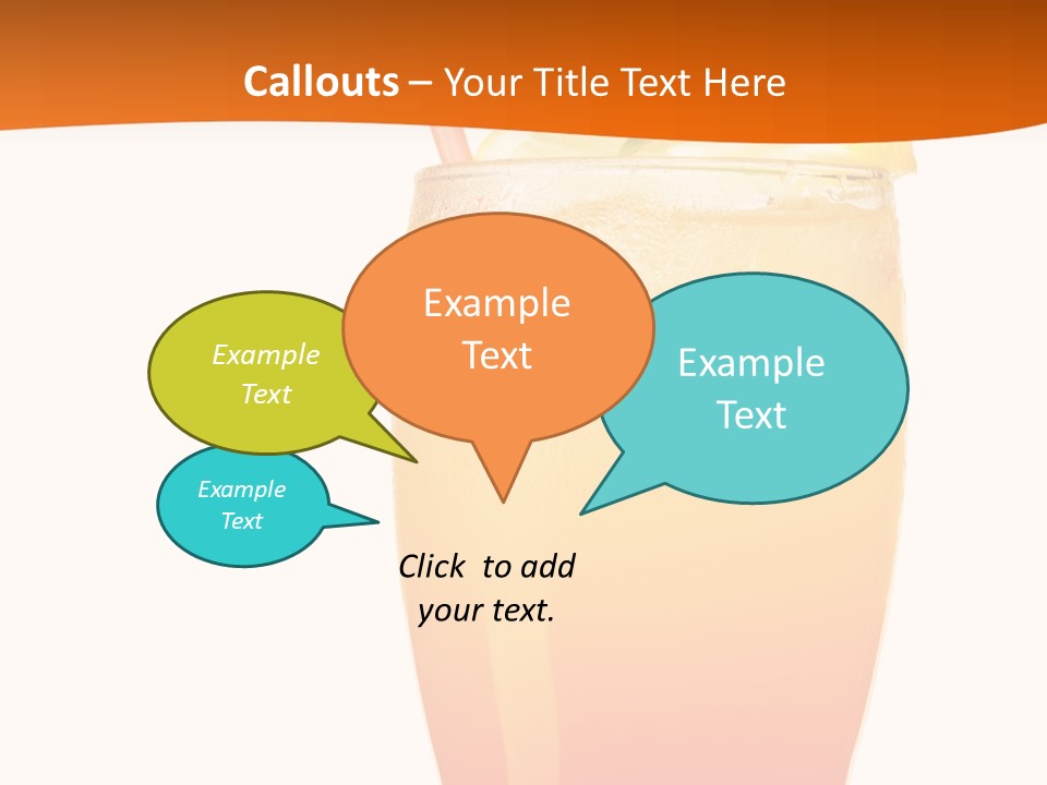 Decoration Red Sunrise PowerPoint Template