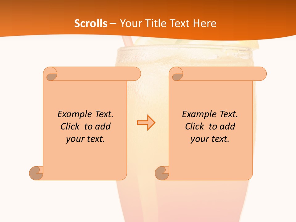 Decoration Red Sunrise PowerPoint Template