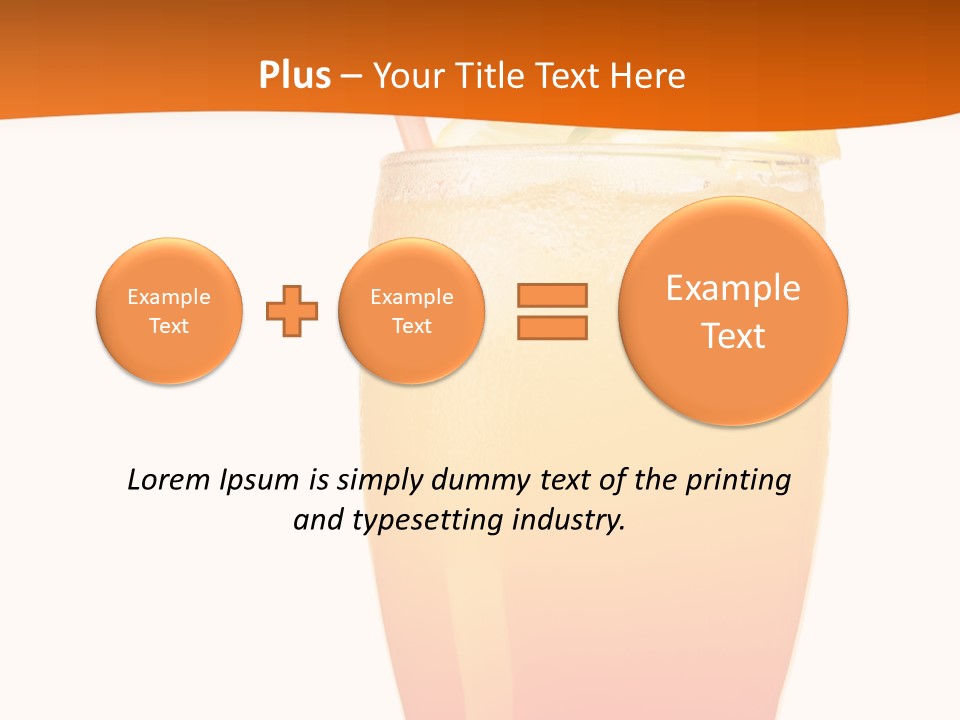 Decoration Red Sunrise PowerPoint Template