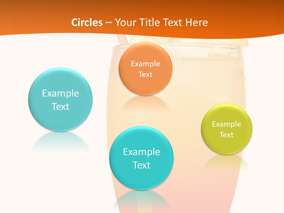 Decoration Red Sunrise PowerPoint Template