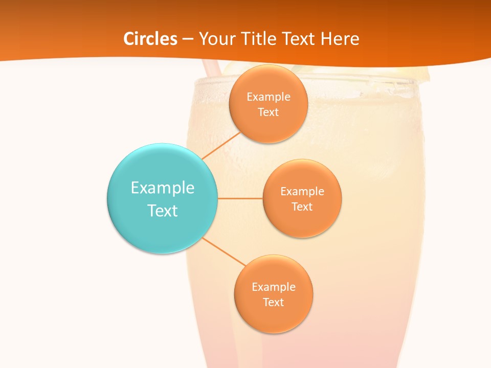 Decoration Red Sunrise PowerPoint Template