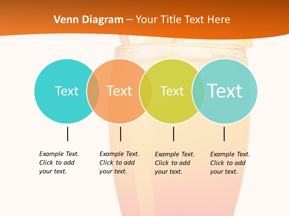 Decoration Red Sunrise PowerPoint Template