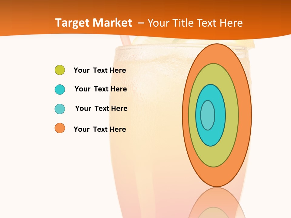 Decoration Red Sunrise PowerPoint Template