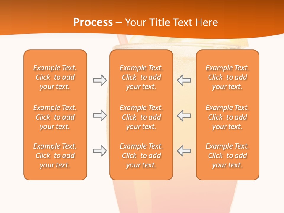 Decoration Red Sunrise PowerPoint Template