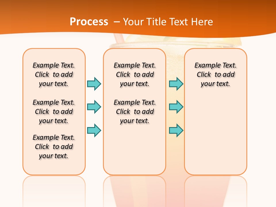 Decoration Red Sunrise PowerPoint Template