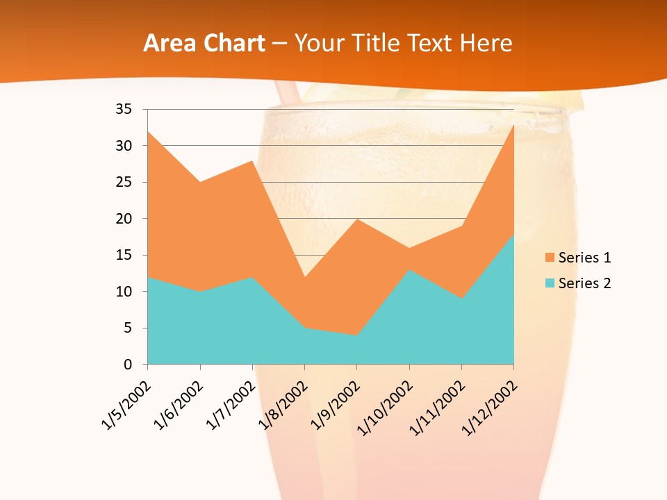 Decoration Red Sunrise PowerPoint Template