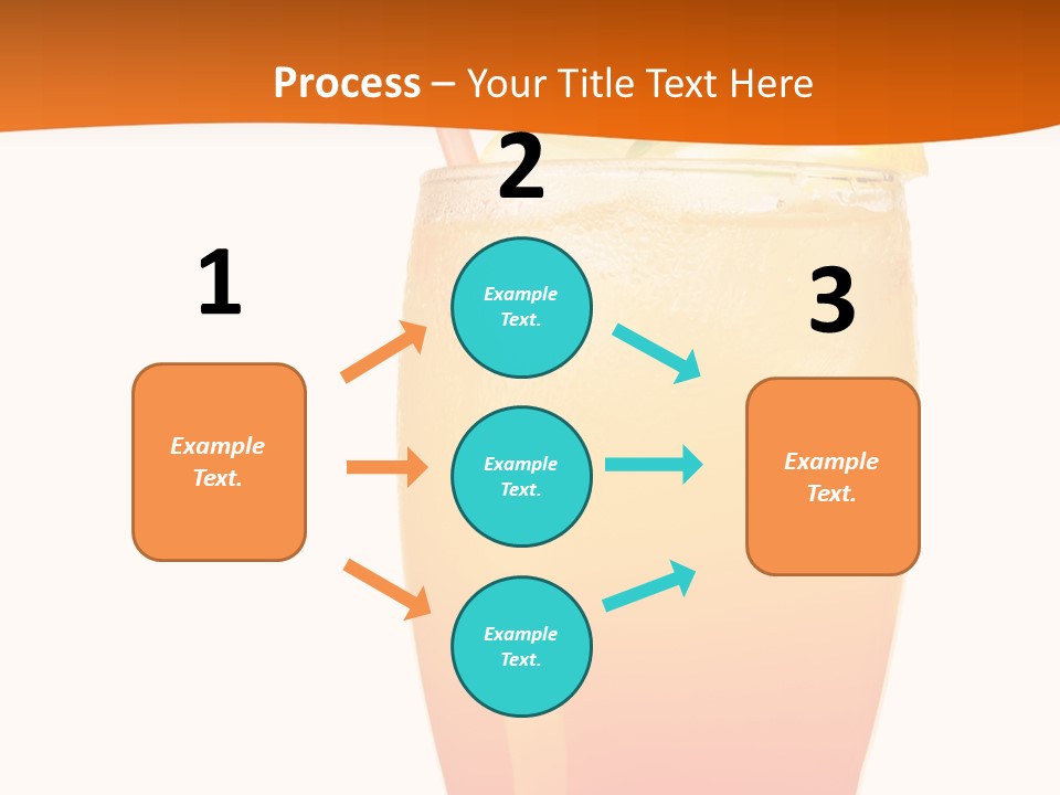 Decoration Red Sunrise PowerPoint Template