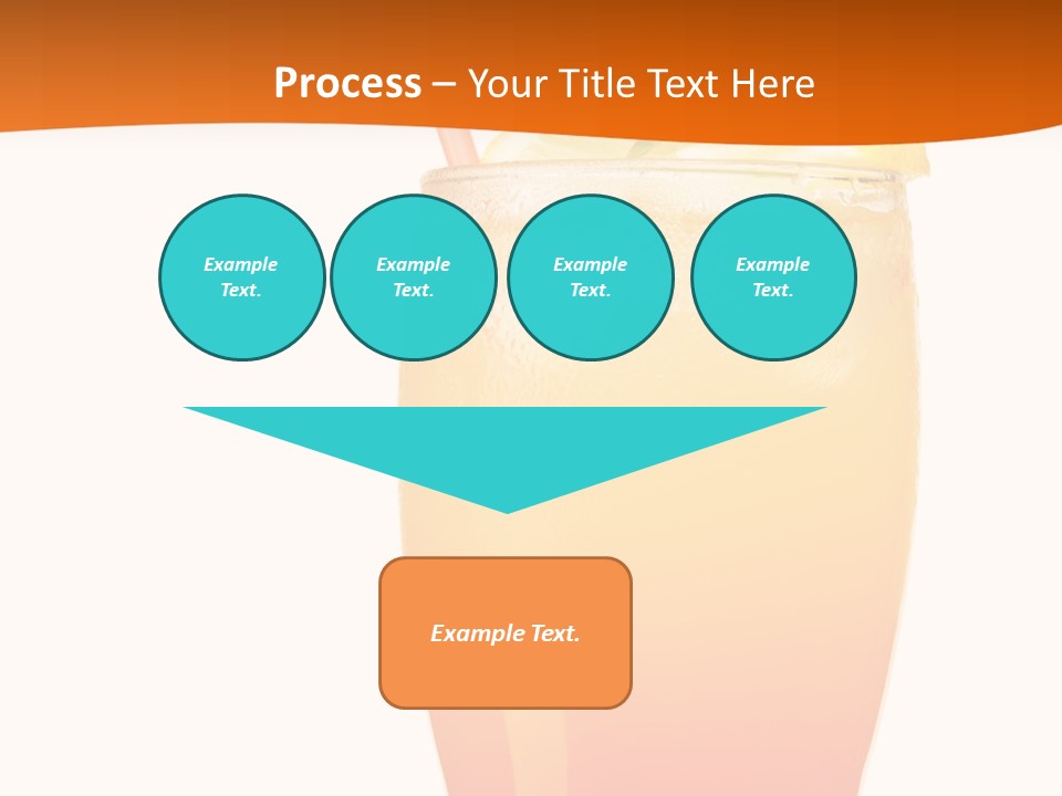 Decoration Red Sunrise PowerPoint Template
