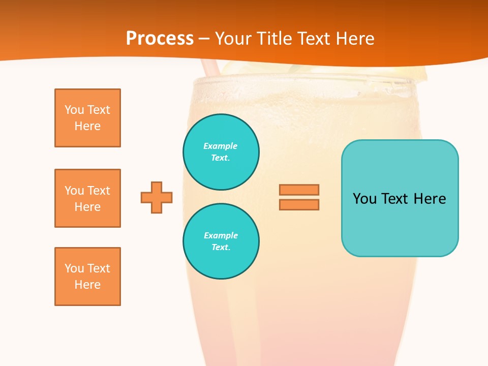 Decoration Red Sunrise PowerPoint Template