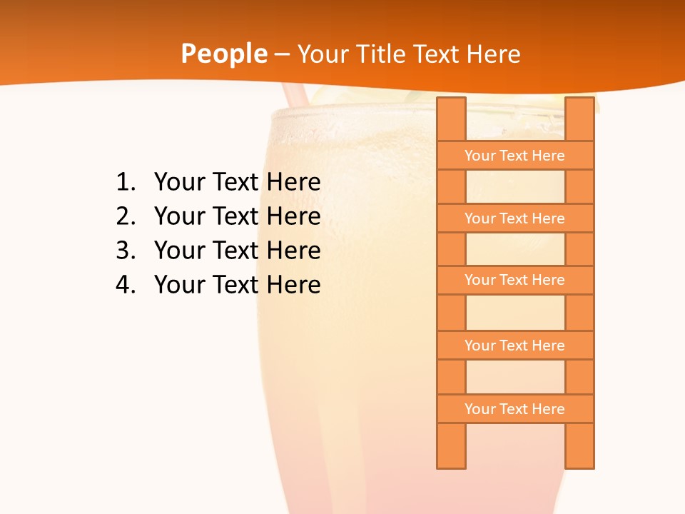 Decoration Red Sunrise PowerPoint Template