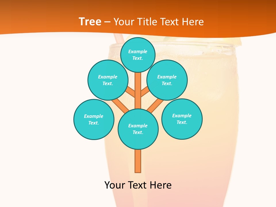 Decoration Red Sunrise PowerPoint Template